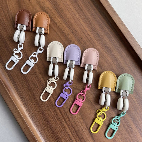 Metal Portable Sewing Small Scissor With Protective Cover Colorful Hook Buckle Art Mini Straight Tip Scissors Diy Sewing Supply