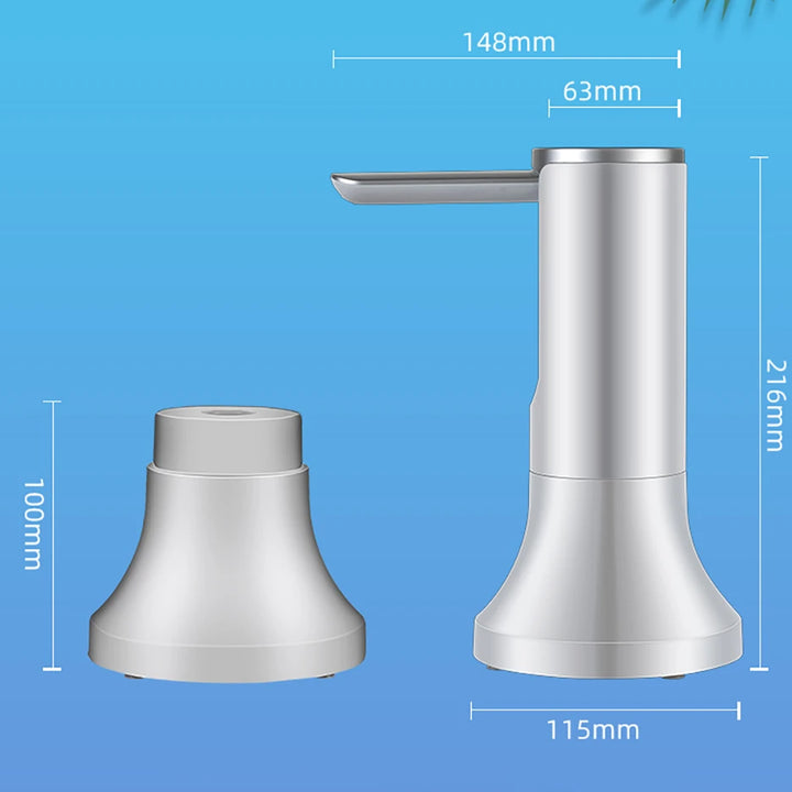 Electric Water Gallon Bottle Pump Automatic Water Dispenser Pump 19 Liters Foldable Desktop Water Bottle Pump H3 Rechargeable