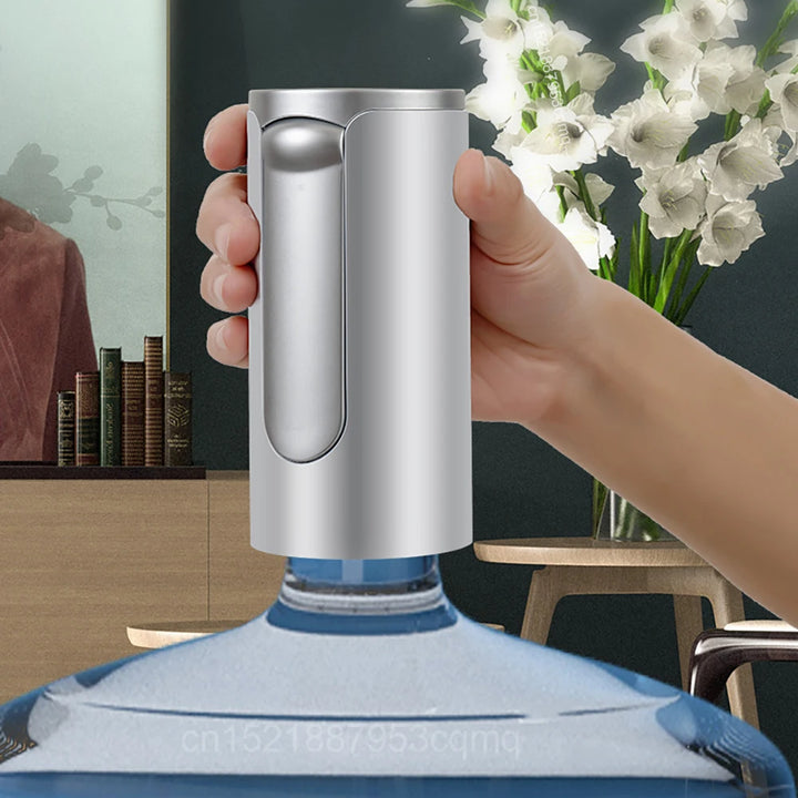 Electric Water Gallon Bottle Pump Automatic Water Dispenser Pump 19 Liters Foldable Desktop Water Bottle Pump H3 Rechargeable