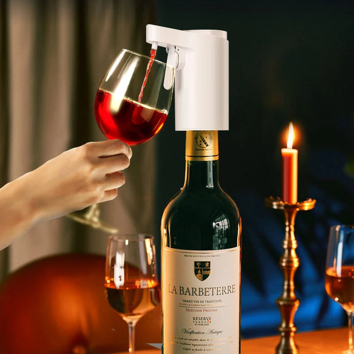2025 New Portable Mini Automatic Wine Decanter Electric Wine Aerator and Dispenser Charging and Distribution