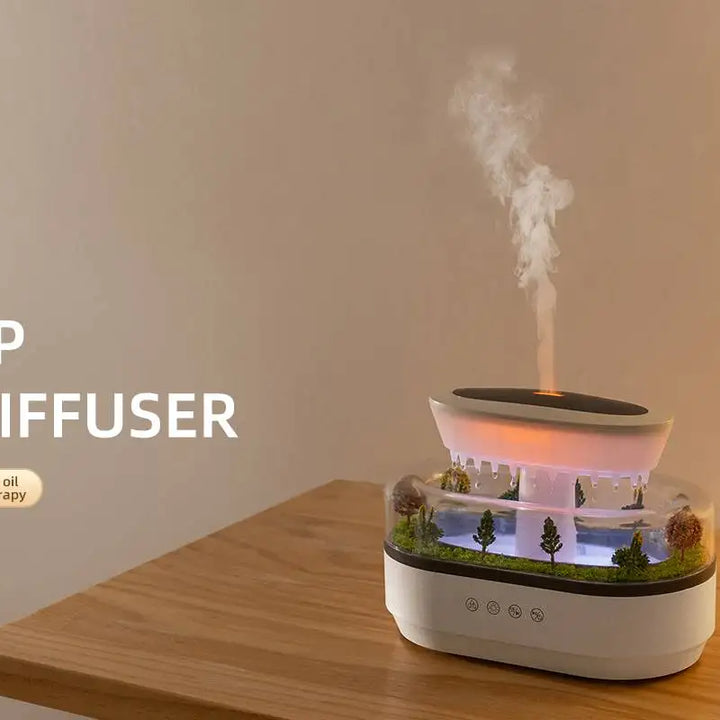 Dynamic Jellyfish Air Humidifier 250ml Essential Oil Diffuser Remote Control Bedroom Humidifier With 7 Colorful Night Lights