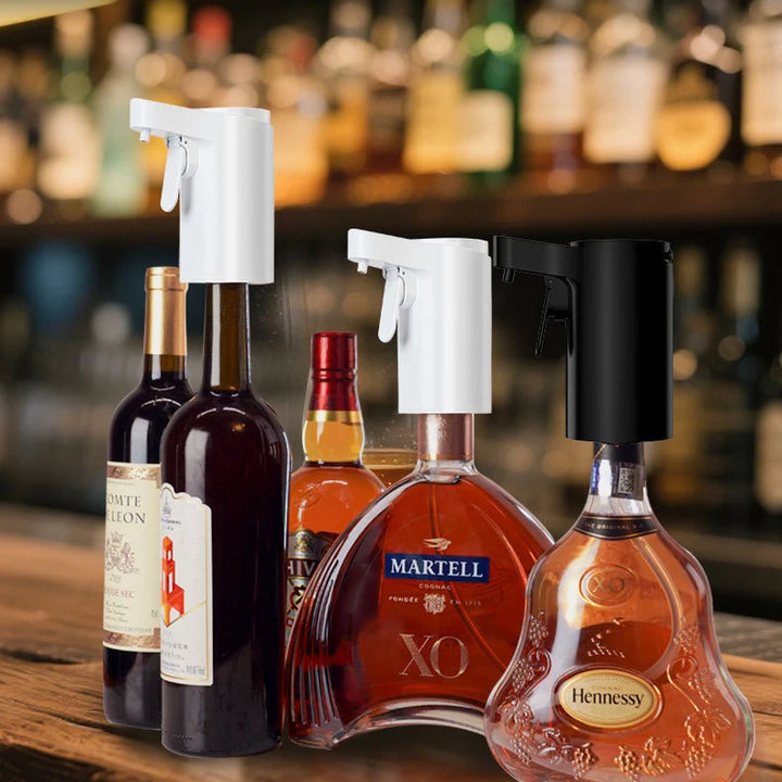 2025 New Portable Mini Automatic Wine Decanter Electric Wine Aerator and Dispenser Charging and Distribution