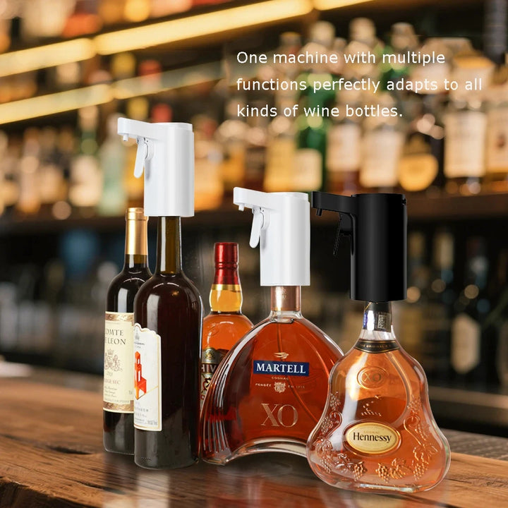 2025 New Portable Mini Automatic Wine Decanter Electric Wine Aerator and Dispenser Charging and Distribution