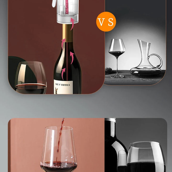 2025 New Portable Mini Automatic Wine Decanter Electric Wine Aerator and Dispenser Charging and Distribution